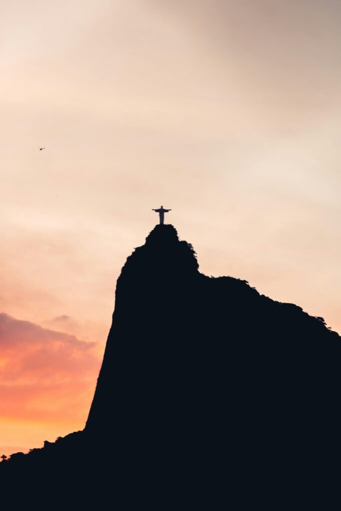 Lever de soleil, Christ Rédempteur et Santa Teresa